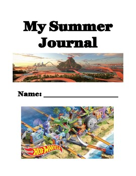 2019 Summer Journal English Edition Grades 1 2 Hotwheels Theme - 