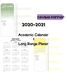 2020-2021 Long Range Planner & Academic Calendar