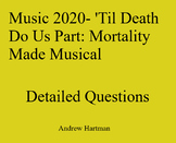 2020 Academic Decathlon Music Resource Detailed Questions Bundle