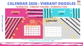 2020 CALENDAR PRINTABLE - VIBRANT DOODLES