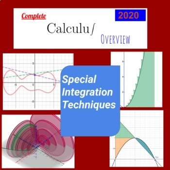 Preview of 2020 Calculus Review: Special techniques of Integration