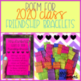 2022 Class Friendship Bracelets Poem - Student End of Year Gifts