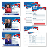 2020 Democratic Primary Election Posters and Worksheets