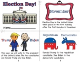 2020 Election Day Mini Book/Coloring Page/Voting Badges/Ballots
