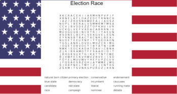 Preview of 2020 Election Jamboard Word Searches with How to Use Video