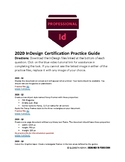 2020 InDesign Certification Practice Guide