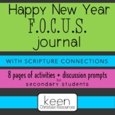 2021 -NEW YEAR f.o.c.u.s JOURNAL- for Secondary Christian 