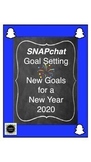 SNAPchat Goals - 2020 New Years Goals - FREE Yearly Updates!