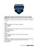 2020 Photoshop Certification Practice Guide