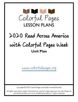 Preview of 2020 Read Across America with Colorful Pages: Unit Plan & Unit Materials
