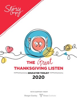 Preview of 2020 Toolkit for Educators | The Great Thanksgiving Listen