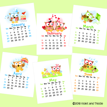2020 Carnival Theme Calendar|Return gifts|Birthday Favor