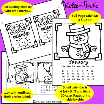 2021 2022 2023 Coloring Calendar Printable To Color Parent Christmas Gift Parent