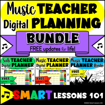 Preview of 2024-2025 BUNDLE Teacher Planner Digital Teacher Binder Calendar Substitute Plan