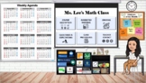 2021-2022 Bitmoji Classroom - MATH (Editable- PPT)Syllabus