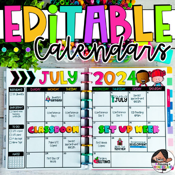 2022 2023 editable calendar lifetime updates google slides