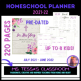 2021-22 ULTIMATE Homeschool Planner (up to 8 kids)
