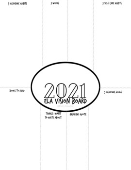 Printable Vision Board Template for Kids - Carrie Elle