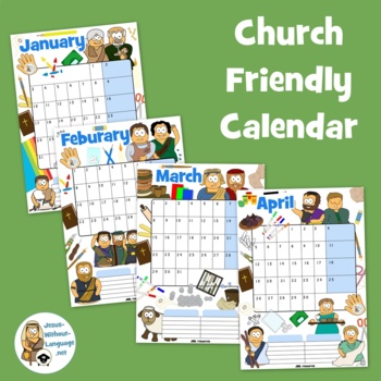2021 Kids Ministry calendar - blank. (Growing pack) | TpT