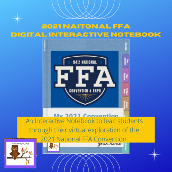 Preview of 2021 National FFA Digital Interactive Notebook