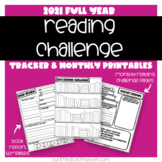 2021 Reading Challenge - Monthly reading, reading goal tra