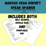 2021 SSRYA 6-8 Quiz for Marcus Vega Doesn't Speak Spanish 