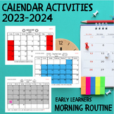 2023-2024 Calendar Activities | Early Learners Morning Routine