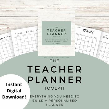 Preview of 2022 2023 Daily Planner, Editable Planner, NSW Teacher Planner,