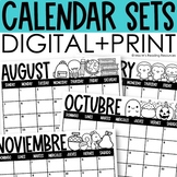 2024-2025 Editable Calendars Printable Monthly Calendar in