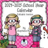 2022-2023 Editable Calendars - Printable Monthly School Ye