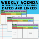 2022/2023 Interactive Weekly Agenda 