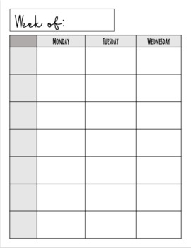 2022-2023 Lesson Planner PRINTABLE - EDITABLE by Miss Johnson's Creations