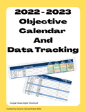 2022-2023 Objective Calendar & Data Tracking