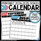 2024-2025 Print Calendar: FREEBIE