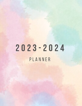 Preview of 2023-2024 School Counseling Planner - Printable