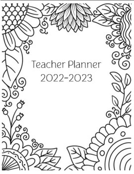 Preview of 2022-2023 Teacher Planner