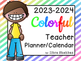 2022-2023 Teacher Planner/Calendar {Color} {EDITABLE}