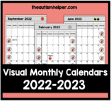 2022-2023 Visual Monthly Calendars
