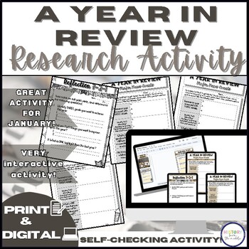 Preview of 2023:  A Year in Review|News Research-New Year's Activity - Digital and Paper