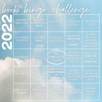 Preview of 2022 Book Bingo Reading Challenge!