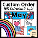 2022 Calendar- May - Custom Order (3" x 3")