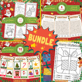Christmas Activities BUNDLE | Christmas Printable Games