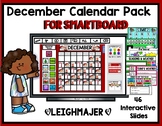 2023 December Calendar and Math Pack for Smartboard