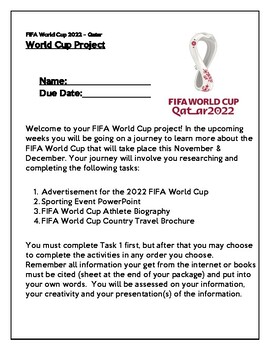 Preview of 2022 FIFA World Cup Project