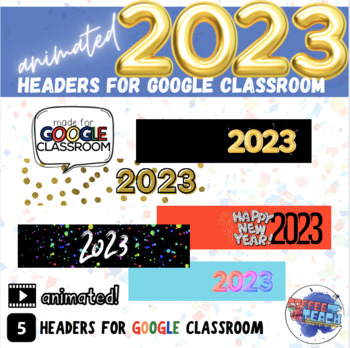 Happy New Year 2023 Banner, Classroom Resources