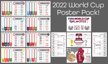world cup 2022 schedule poster