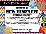 2022 NEW YEAR'S EVE informational text reading comprehensi