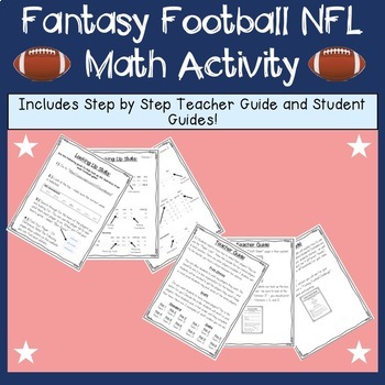 2022 NFL Fantasy Football - Math Project - Differentiated for 2nd - 5th  Grade