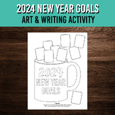 2024 New Year Goals | Marshmallow Template | January Fun W