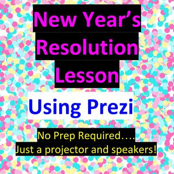 Preview of 2024 New Year's Resolution Prezi...FREE UPDATES every year